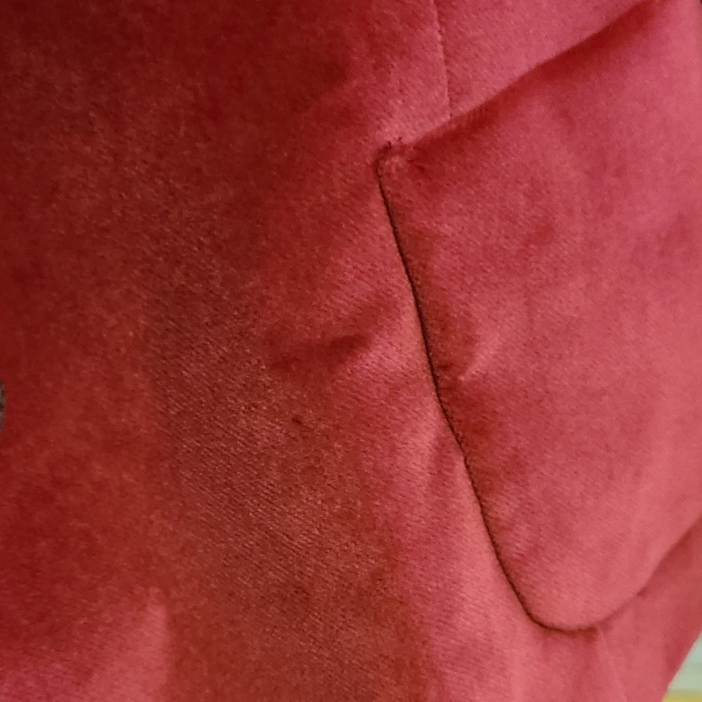 Talbot Petites Burgundy Velvet Looking Jacket - Picture 11 of 12